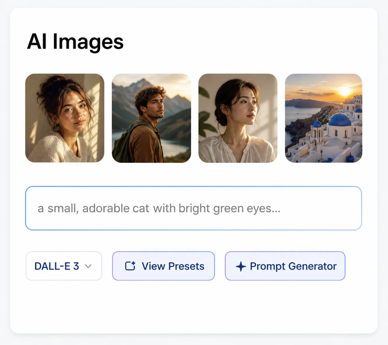 AI Images feature