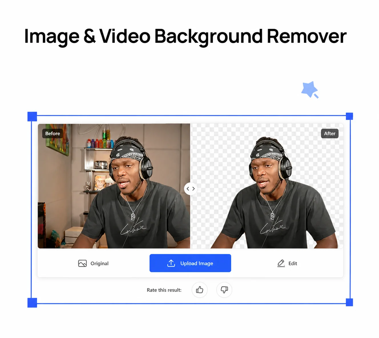 Image and Video Background Remover feature