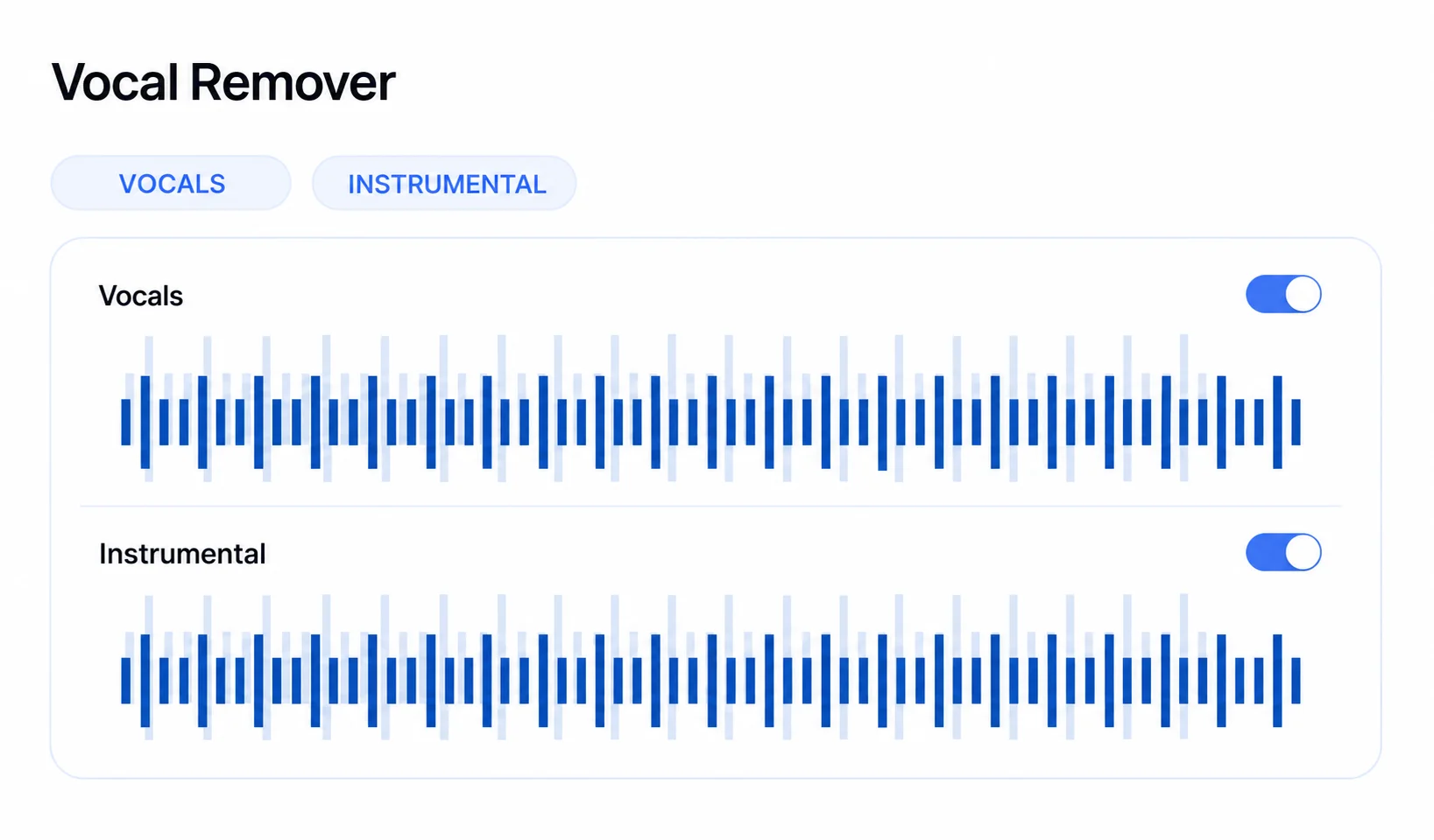 Vocal Remover feature