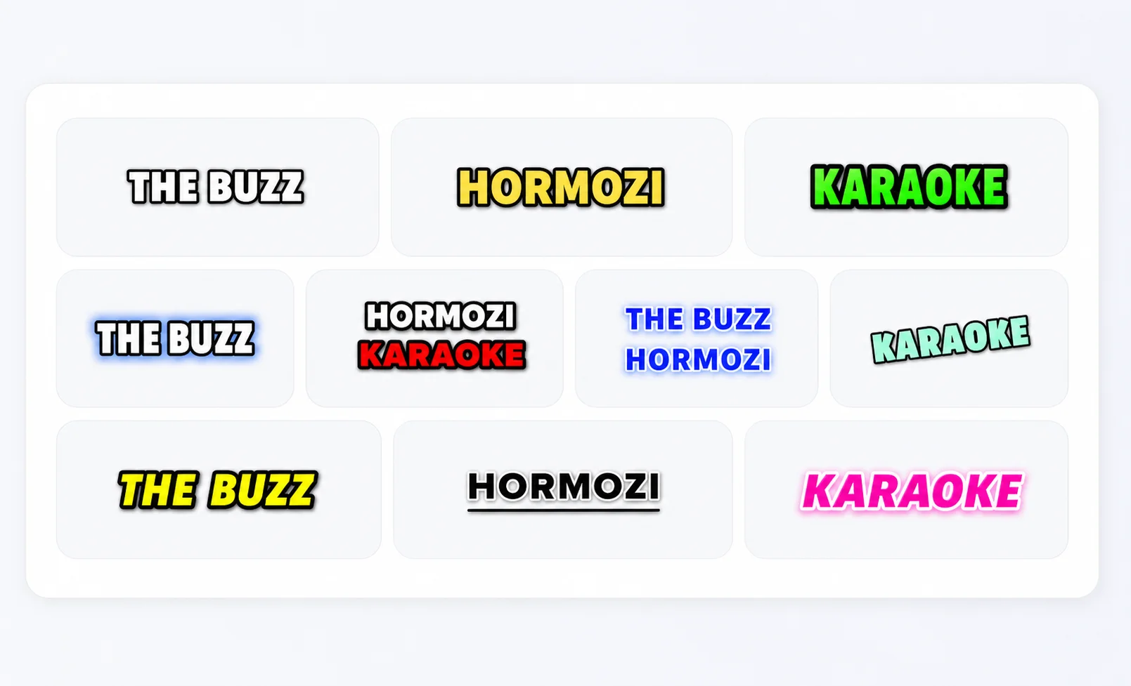 Select subtitle style workflow step